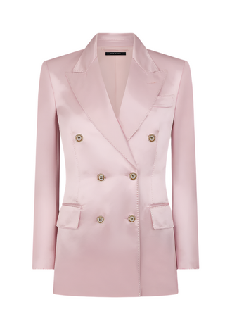 Tom Ford Womens Wallis Double Breasted Jacket In Pink