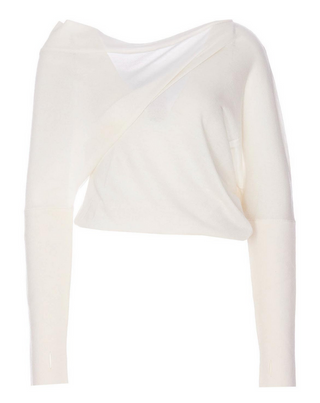 Tom Ford Womens Knit Sweater In White