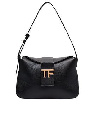 Tom Ford Womens Leather Hobo Bag In Black