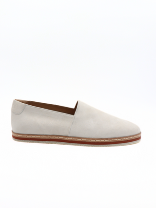 Tods Mens White Leather Suede Espadrille Shoe