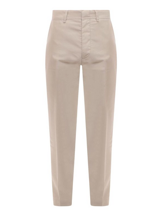 Tom Ford Mens Cotton Trousers in Beige