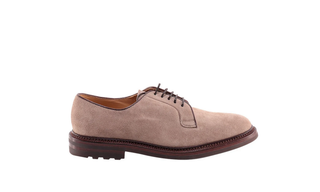 Brunello Cucinelli Suede Lace-Up Derby Shoes with Lug Sole