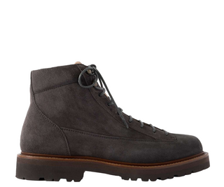 Brunello Cucinelli Men’s Dark Grey Ankle Boots