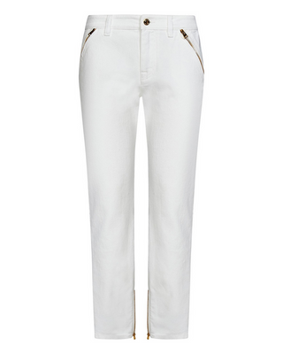 Tom Ford Womens Straight Leg Jeans In White