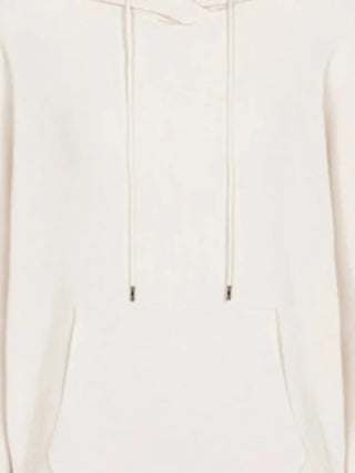 Tom Ford Womens Ribbed Knit Cashmere Blend Hoodie In White