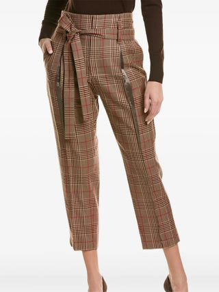 Brunello Cucinelli Womens Multicolored Wool Pants