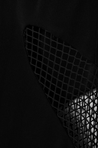 Tom Ford Womens Illusion Mesh-Panel Dress In Black