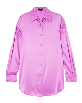 Tom Ford Womens Silk Shirt In Lilac