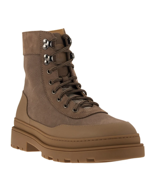 BRUNELLO CUCINELLI MEN'S BOOTS IN BROWN