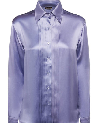 Tom Ford Womens Silk Shirt In Lilac