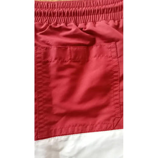 Brunello Cucinelli Color-Block Logo-Embroidered Drawstring Swim Trunks