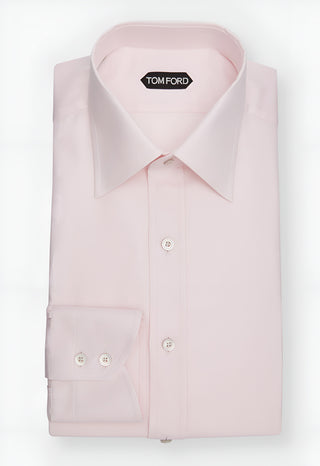 Tom Ford Men’s 100% Cotton Light Rose Button Dress Shirt