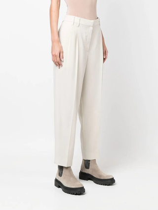 Brunello Cucinelli Womens Latte Pants