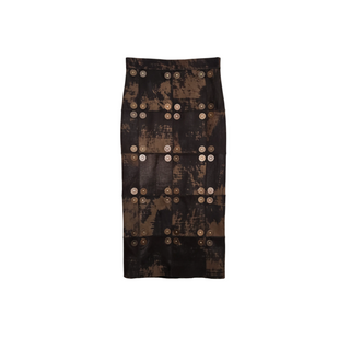 Tom Ford Patchwork Pony Hair Skirt