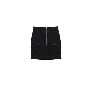 Tom Ford Technical Fabric Cargo Pocket Mini Skirt Black