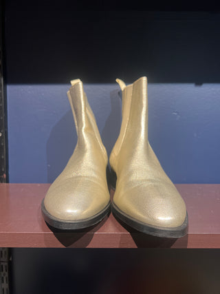 Tom Ford Archive Silver Smooth Leather Boots