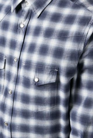 Tom Ford Mens Plaid Blue 100% Cotton Casual Shirt