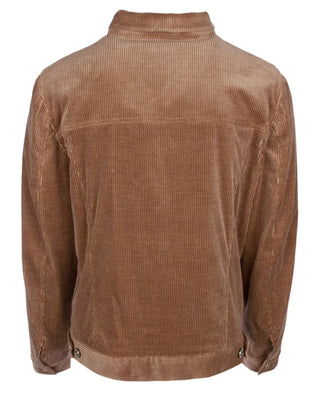 Brunello Cucinelli Mens Buttoned Brown Corduroy Jacket