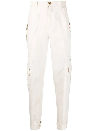 Brunello Cucinelli New Mens White Cargo Pants