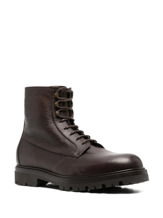BRUNELLO CUCINELLI MEN'S BOOTS IN BROWN