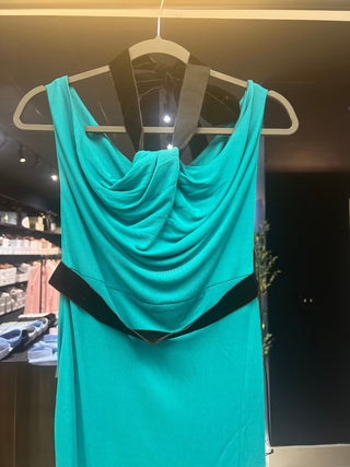 Tom Ford Archive Turquoise With Black Dress