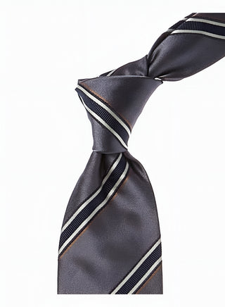 BRUNELLO CUCINELLI MEN'S TIE IN GREY