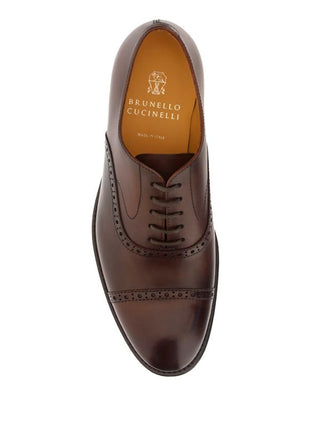 BRUNELLO CUCINELLI MEN'S SHOES IN BROWN