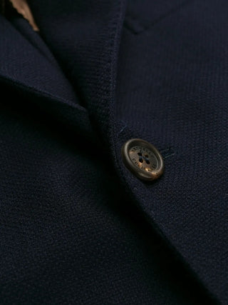 Brunello Cucinelli New Mens Navy Cashmere & Silk Blazer