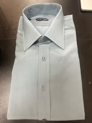 Tom Ford Men’s 100% Silk Grey Button Down Dress Shirt