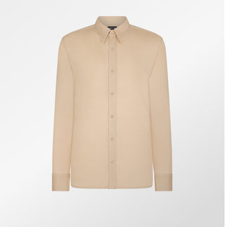 Tom Ford Men's Medium Beige 100% Silk Shirt