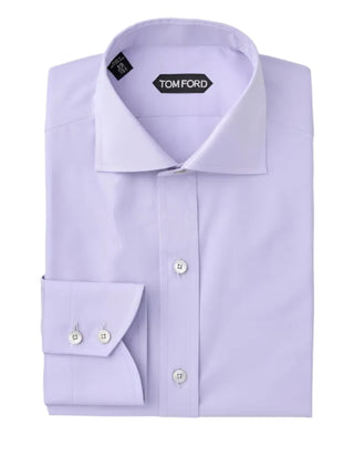 Tom Ford Mens Purple 100% Cotton Button Down Dress Shirt