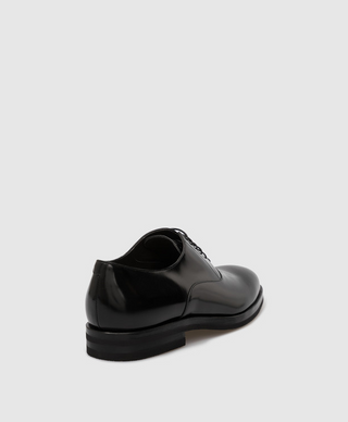 Brunello Cucinelli Men's  Leather Oxford Shoes In Black