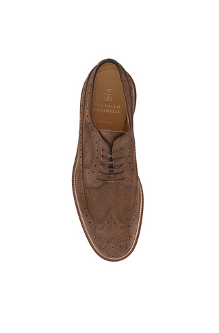 Brunello Cucinelli Mens Lace Ups in Light Brown