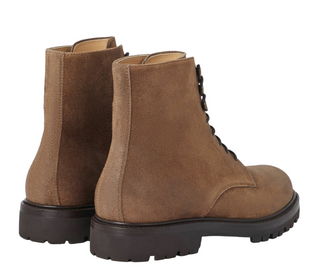 Brunello Cucinelli Mens Dark Beige Ankle Boots