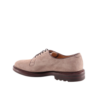 Brunello Cucinelli Suede Lace-Up Derby Shoes with Lug Sole