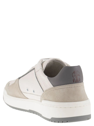 Brunello Cucinelli panelled low-top sneakers