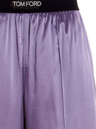 Tom Ford Womens Silk Pants In Lilac