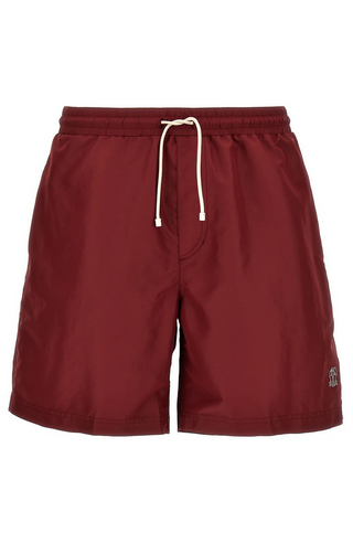 Brunello Cucinelli Mens Swim Shorts In Red