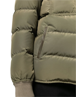 Tom Ford Mens Padded Down Jacket in Green