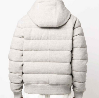 Tom Ford Mens Puffer Jacket in Light Gray