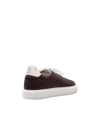 BRUNELLO CUCINELLI MEN'S SNEAKERS IN BROWN