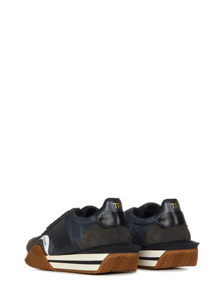 Tom Ford Mens Logo Sneakers in Camoflauge