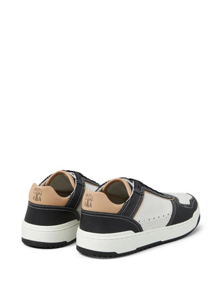 Brunello Cucinelli Mens Sneakers In White Black