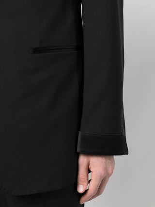 Tom Ford Men's Black 100% Lana Wool Tuxedo Suit