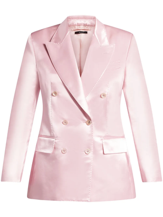 Tom Ford Womens Pink Wallis Double Breasted Jacket