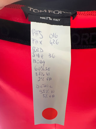 Tom Ford Archive Red Leggings