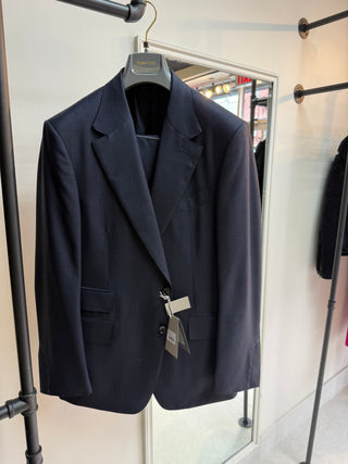 Tom Ford Mens Shelton Prince of Wales Navy Suit