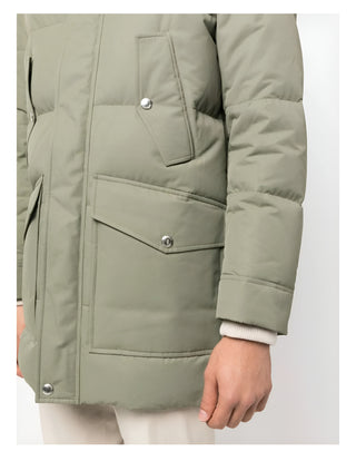 Brunello Cucinelli Padded Hooded Puffer Parka with Flap Pockets