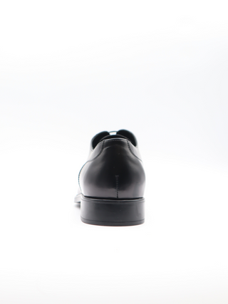 Tods Mens Shiny Black Leather Lace Up Dress Shoe