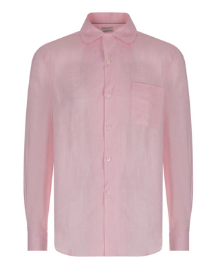 Brunello Cucinelli Mens Shirt In Pale Pink